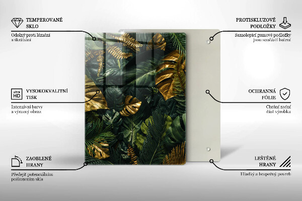 Deska kuchenna szklana Płynna abstrakcja