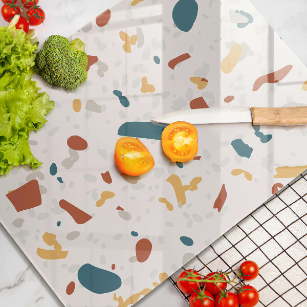 Deska kuchenna szklana Gres dekoracyjny kamień