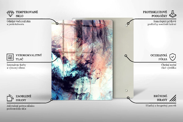 Deska kuchenna szklana Gres dekoracyjny kamień