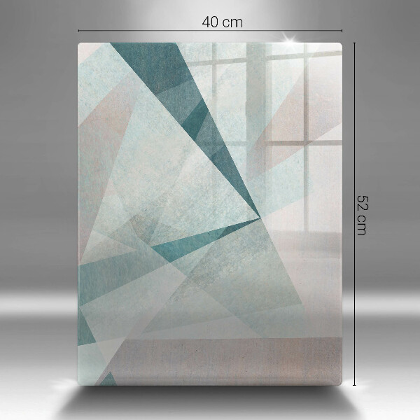 Deska kuchenna szklana Ostra abstrakcja