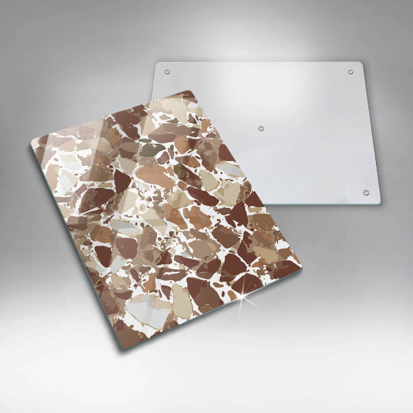 Deska kuchenna szklana Kamień ozdobne plamy