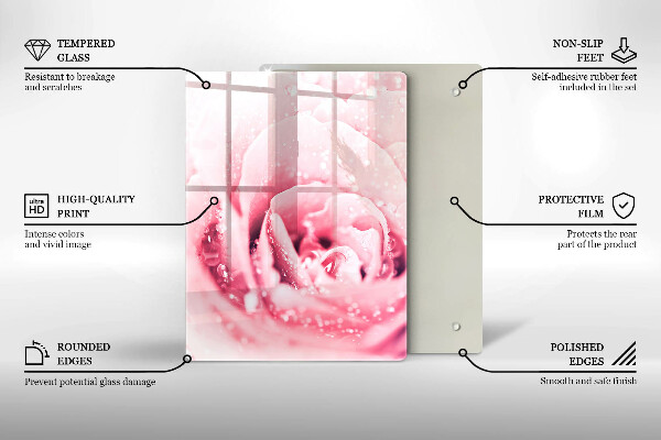 Deska kuchenna szklana Kamień ozdobne plamy