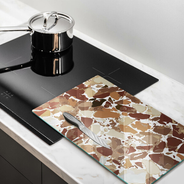 Deska kuchenna szklana Kamień ozdobne plamy