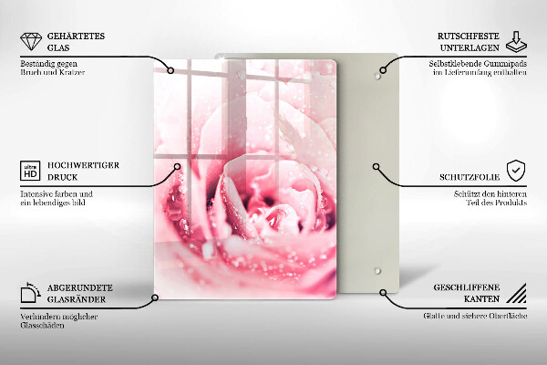 Deska kuchenna szklana Kamień ozdobne plamy