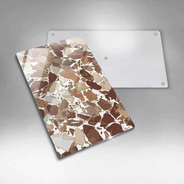 Deska kuchenna szklana Kamień ozdobne plamy