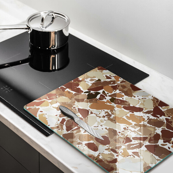 Deska kuchenna szklana Kamień ozdobne plamy