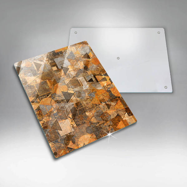 Deska kuchenna szklana Wzór figury geometryczne