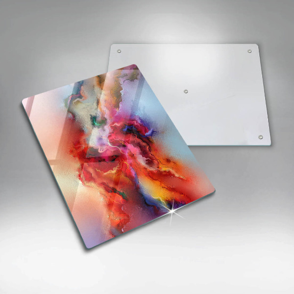 Deska kuchenna szklana Dymna abstrakcja