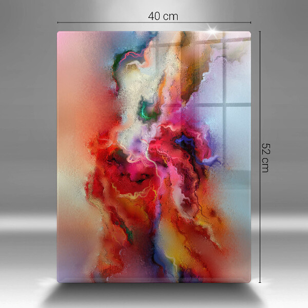 Deska kuchenna szklana Dymna abstrakcja