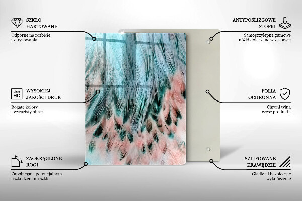 Deska kuchenna szklana Dymna abstrakcja
