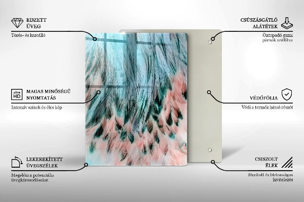 Deska kuchenna szklana Dymna abstrakcja