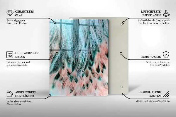 Deska kuchenna szklana Dymna abstrakcja