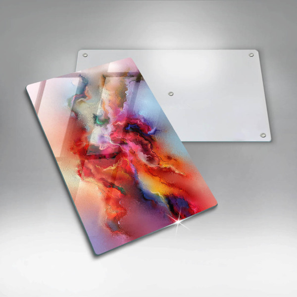 Deska kuchenna szklana Dymna abstrakcja