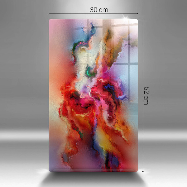 Deska kuchenna szklana Dymna abstrakcja