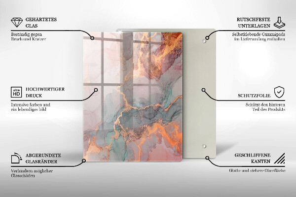 Deska kuchenna szklana Ozdobny kamień