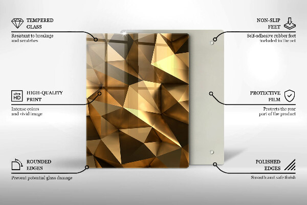 Deska kuchenna szklana Wzór awokado