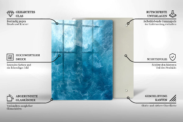 Deska kuchenna szklana Abstrakcja farby