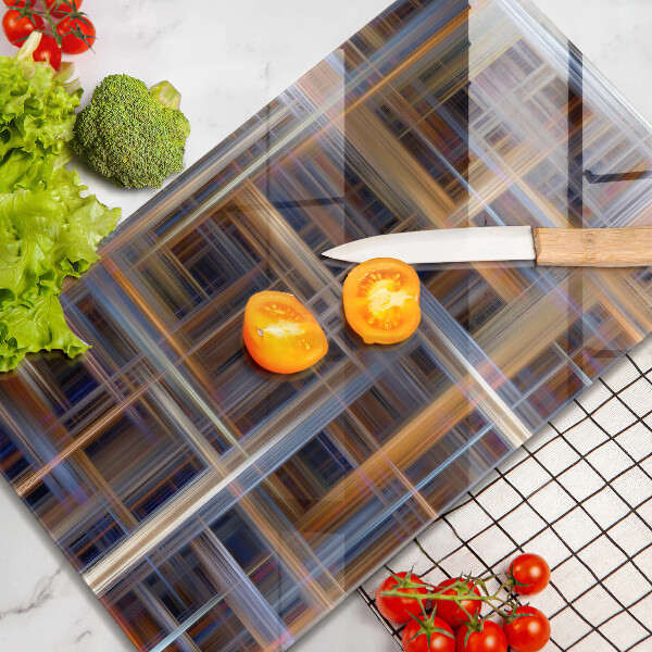 Deska kuchenna szklana Abstrakcyjne linie farb