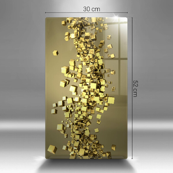 Deska kuchenna szklana Abstrakcja geometria 3D