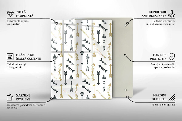 Deska kuchenna szklana Barwne koła