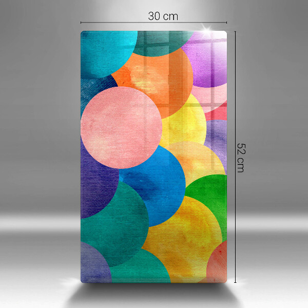 Deska kuchenna szklana Barwne koła