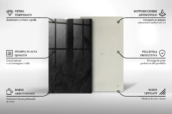Deska kuchenna szklana Kamień tekstura