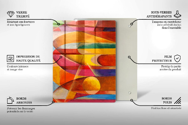 Deska kuchenna szklana Kamień tekstura