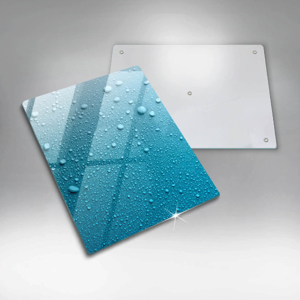 Deska kuchenna szklana Krople wody