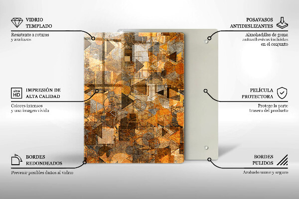 Deska kuchenna szklana Krople wody