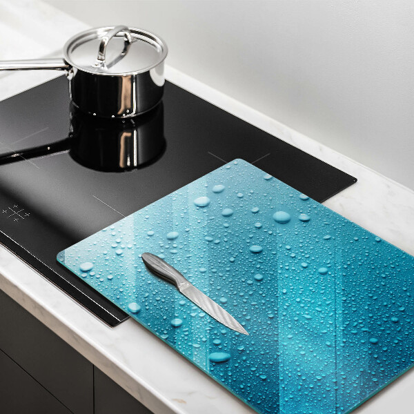 Deska kuchenna szklana Krople wody