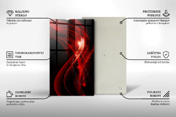 Deska kuchenna szklana Abstrakcja nowoczesna