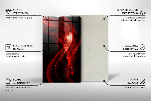 Deska kuchenna szklana Abstrakcja nowoczesna