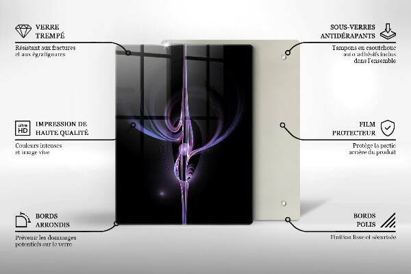 Deska kuchenna szklana Abstrakcja nowoczesna