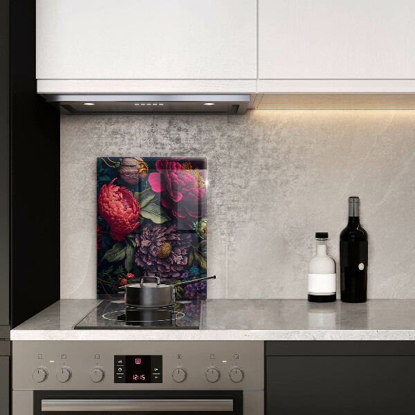 Deska kuchenna szklana Piękne kwiaty