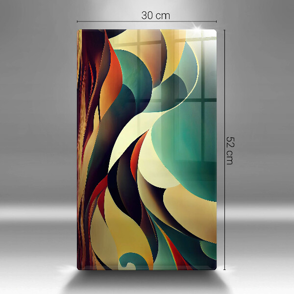 Deska kuchenna szklana Abstrakcja kształtów