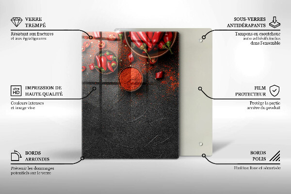 Deska kuchenna szklana Tekstura marmur ze złotem