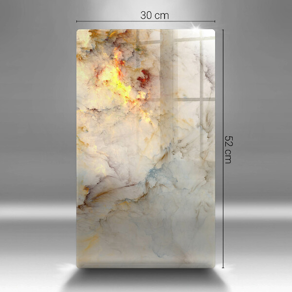 Deska kuchenna szklana Tekstura marmur ze złotem