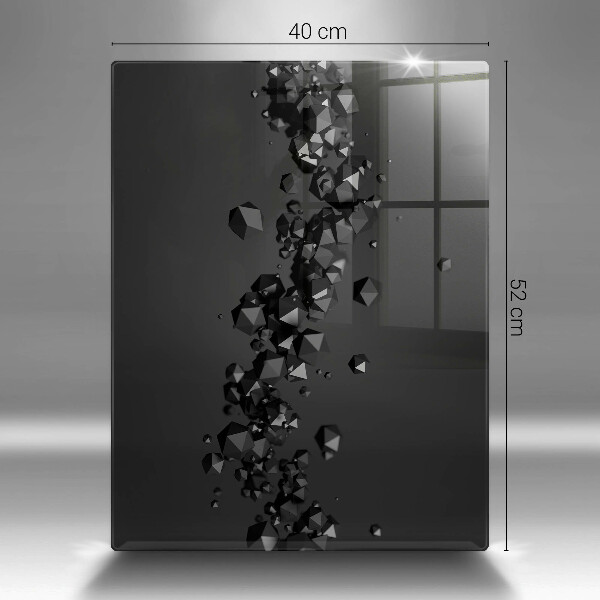 Deska kuchenna szklana Kształty 3D abstrakcja