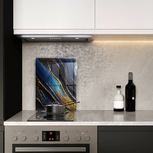 Deska kuchenna szklana Granatowa abstrakcja