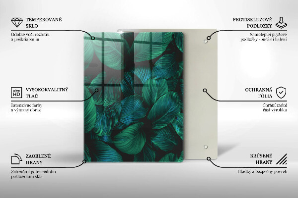 Deska kuchenna szklana Tekstura ze złotem