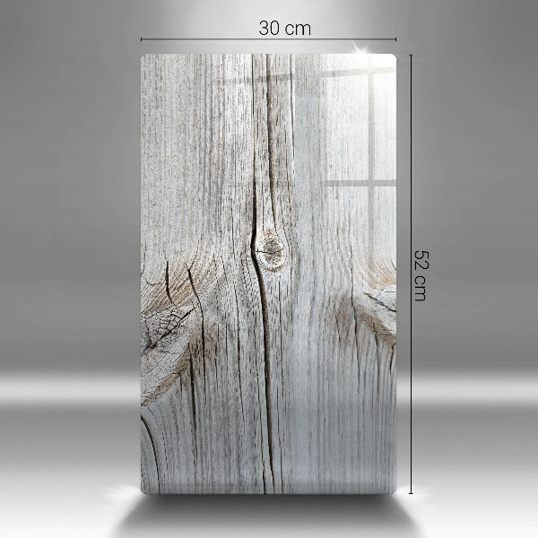 Deska kuchenna szklana Jasna struktura drewna