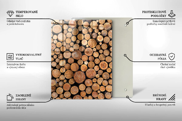Deska kuchenna szklana Słodkości ciasta