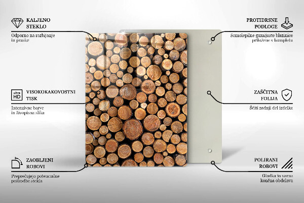 Deska kuchenna szklana Słodkości ciasta