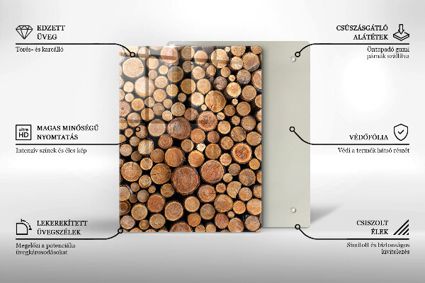 Deska kuchenna szklana Słodkości ciasta