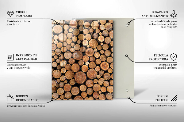 Deska kuchenna szklana Słodkości ciasta