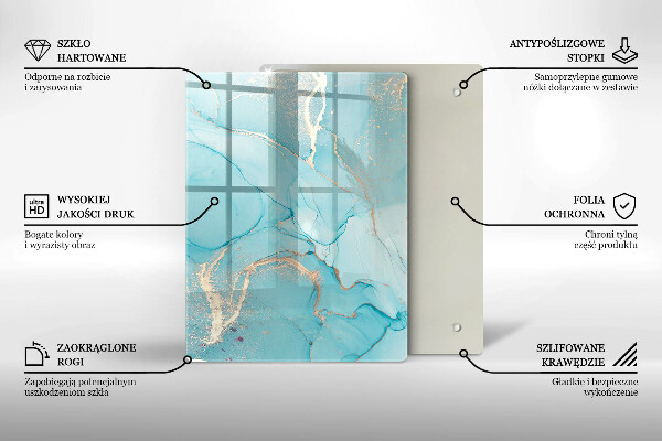 Deska kuchenna szklana Ozdoby wielkanocne