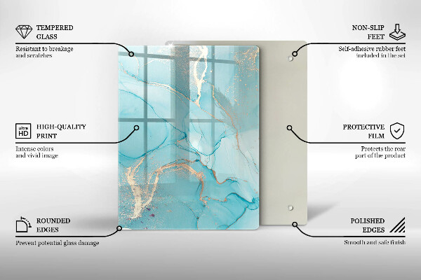 Deska kuchenna szklana Ozdoby wielkanocne