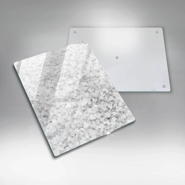 Deska kuchenna szklana Kryształy soli