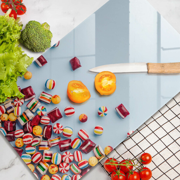 Deska kuchenna szklana Kolorowe cukierki