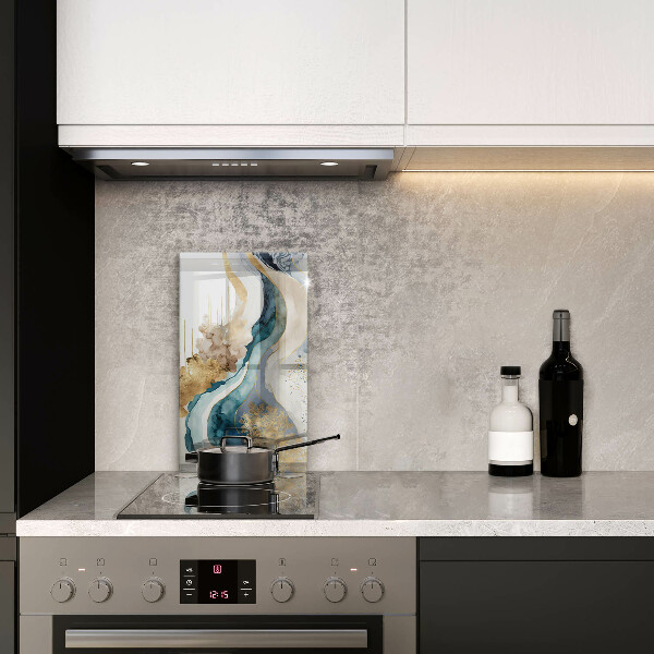 Deska kuchenna szklana Kolorowy marmur